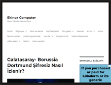 Tablet Screenshot of ekinoxcomputer.net